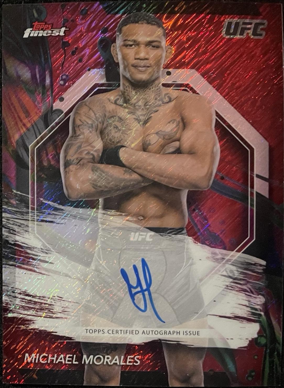 Michael Morales [Red Shimmer Refractor] #FA-MMO