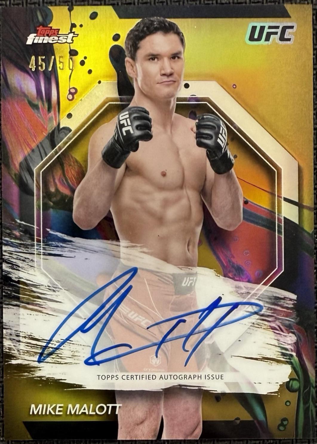 Mike Malott [Gold Refractor] #FA-MMT