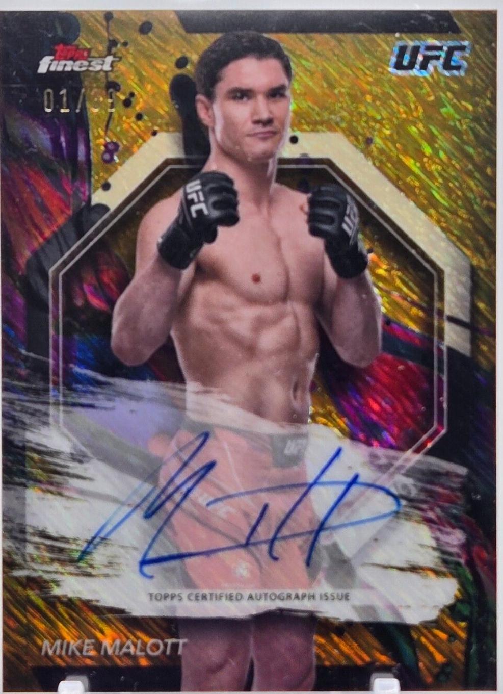 Mike Malott [Gold Shimmer Refractor] #FA-MMT