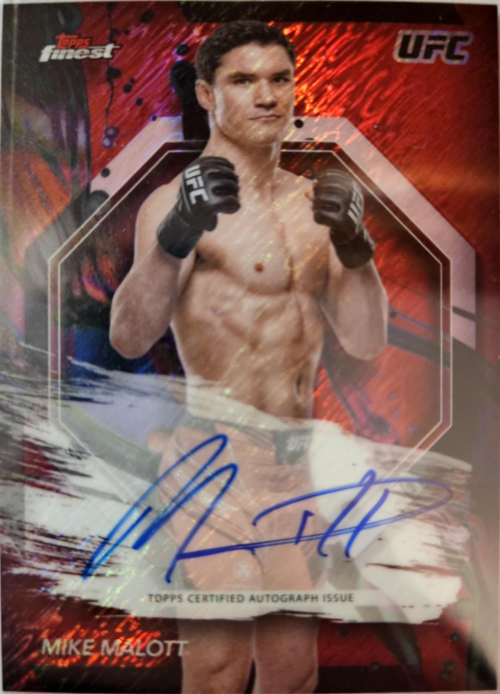 Mike Malott [Red Shimmer Refractor] #FA-MMT