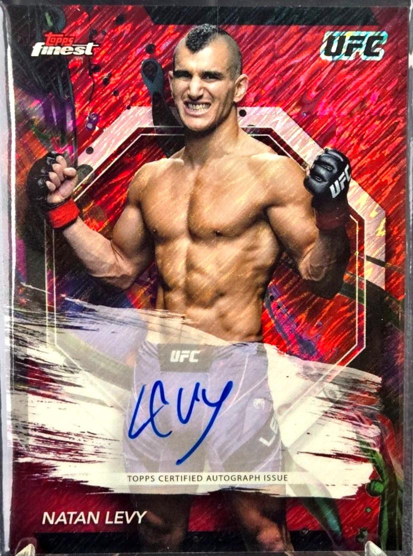 Natan Levy [Red Shimmer Refractor] #FA-NLY
