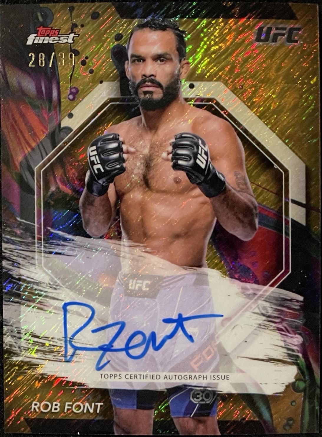 Rob Font [Gold Shimmer Refractor] #FA-RFT