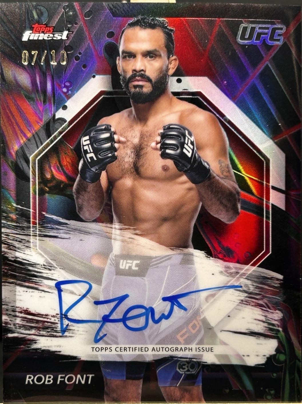 Rob Font [Red Black Vapor Refractor] #FA-RFT