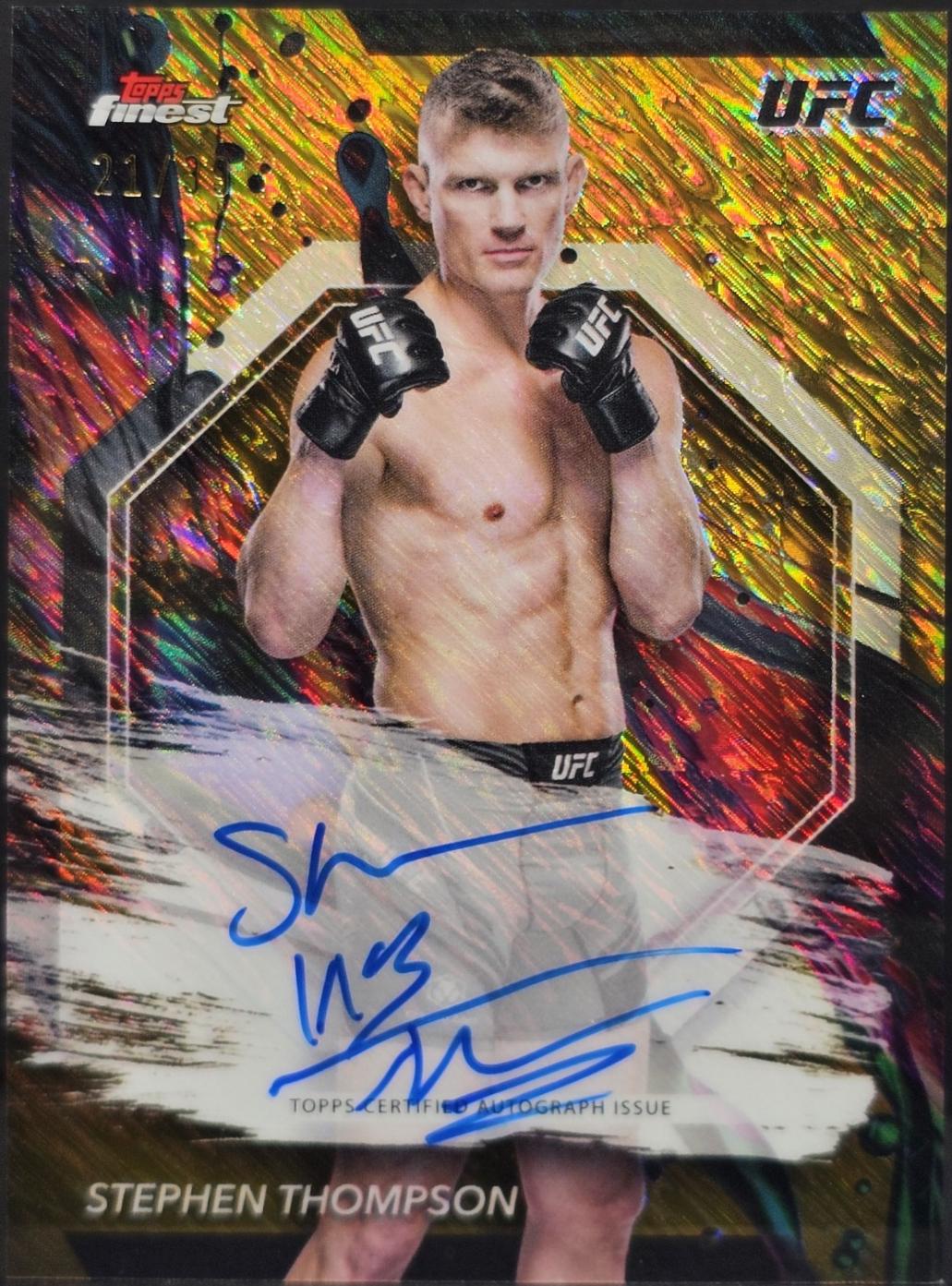 Stephen Thompson [Gold Shimmer Refractor] #FA-STN