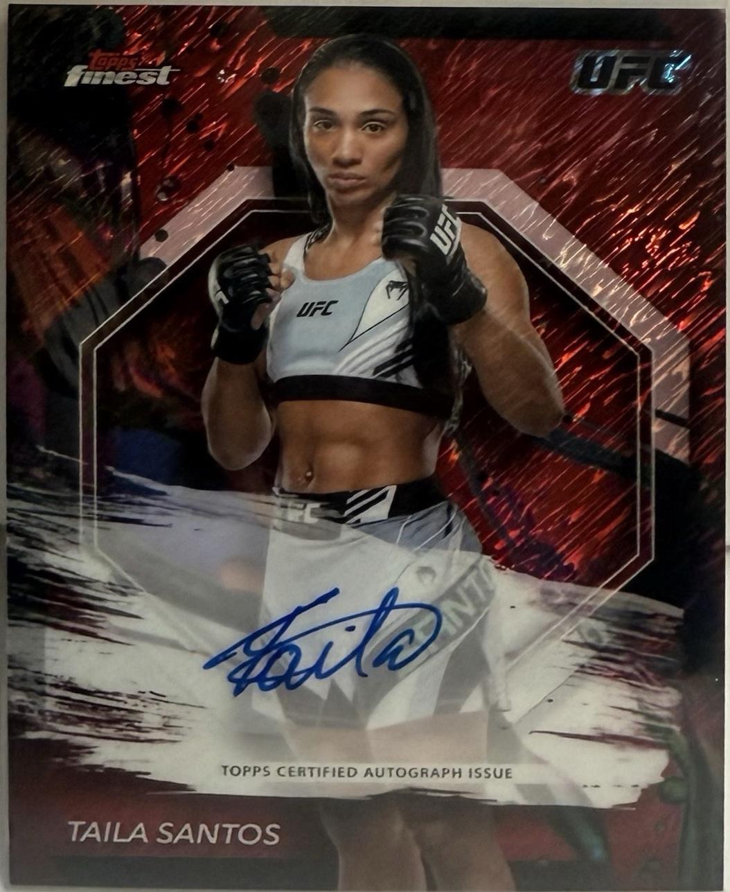 Taila Santos [Red Shimmer Refractor] #FA-TSS