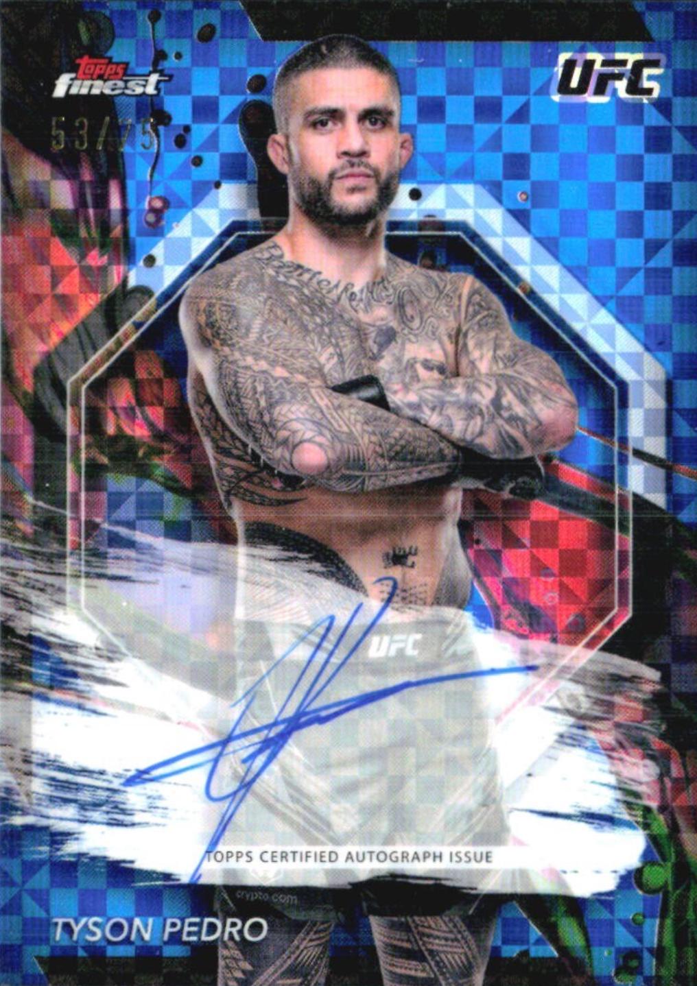 Tyson Pedro [Blue Checkerboard Refractor] #FA-TPO