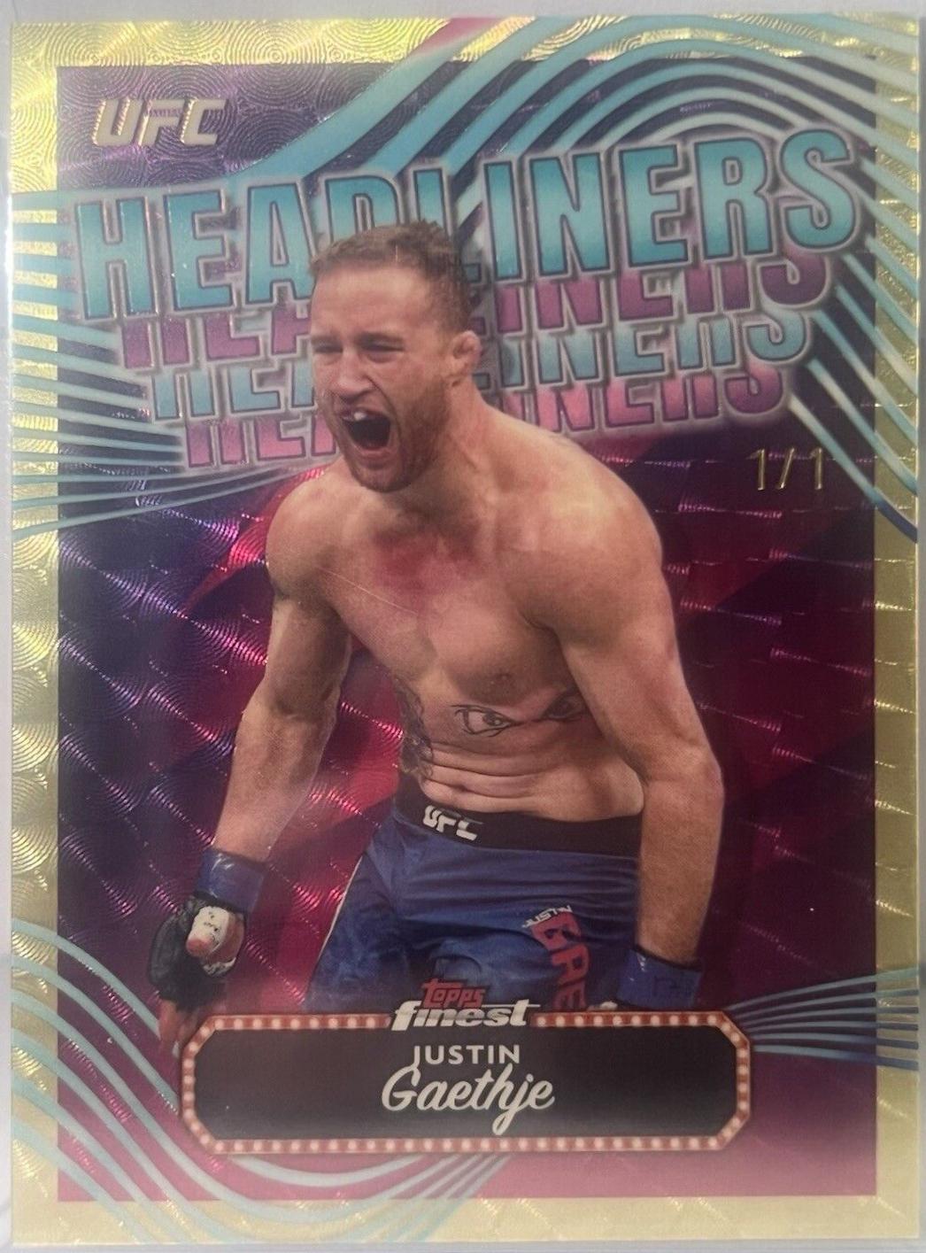 Justin Gaethje [Superfractor] #HDL-11