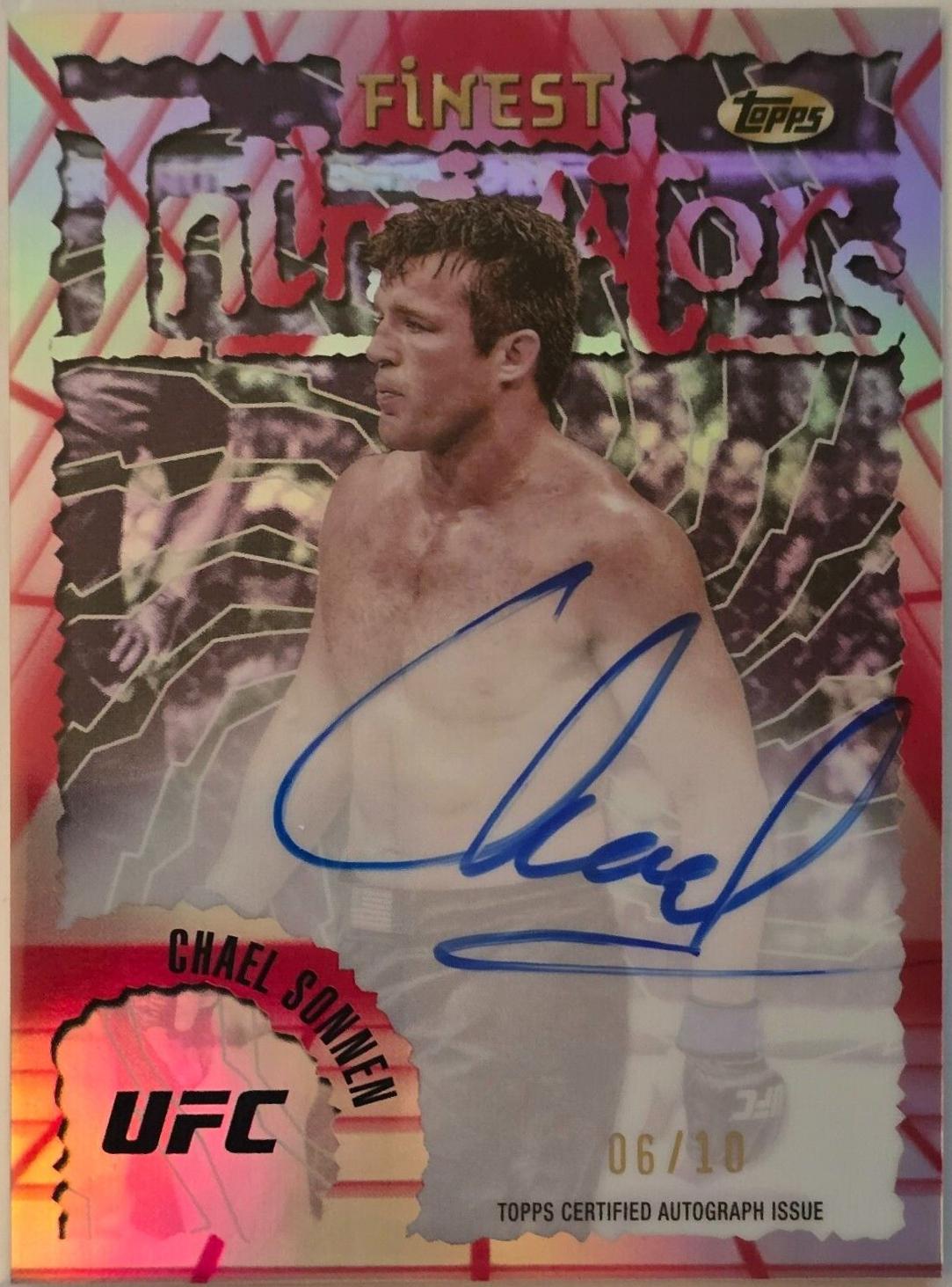 Chael Sonnen [Red Black Vapor Refractor] #IA-CSN