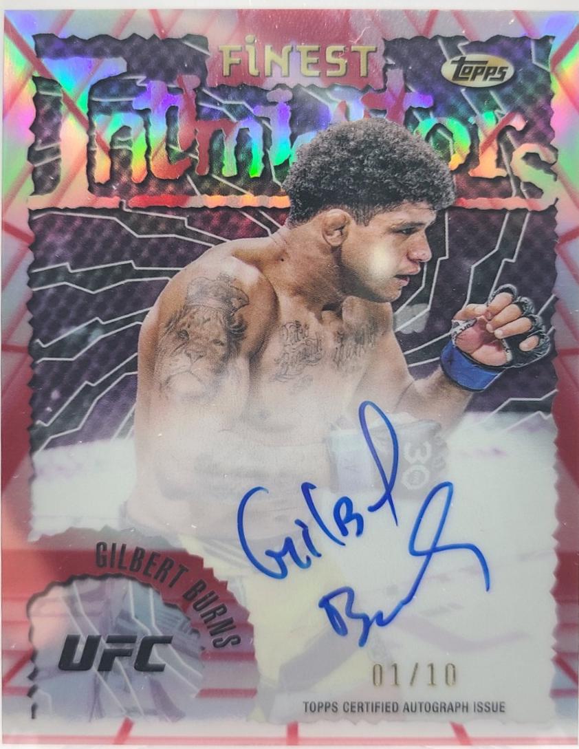 Gilbert Burns [Red Black Vapor Refractor] #IA-GBS