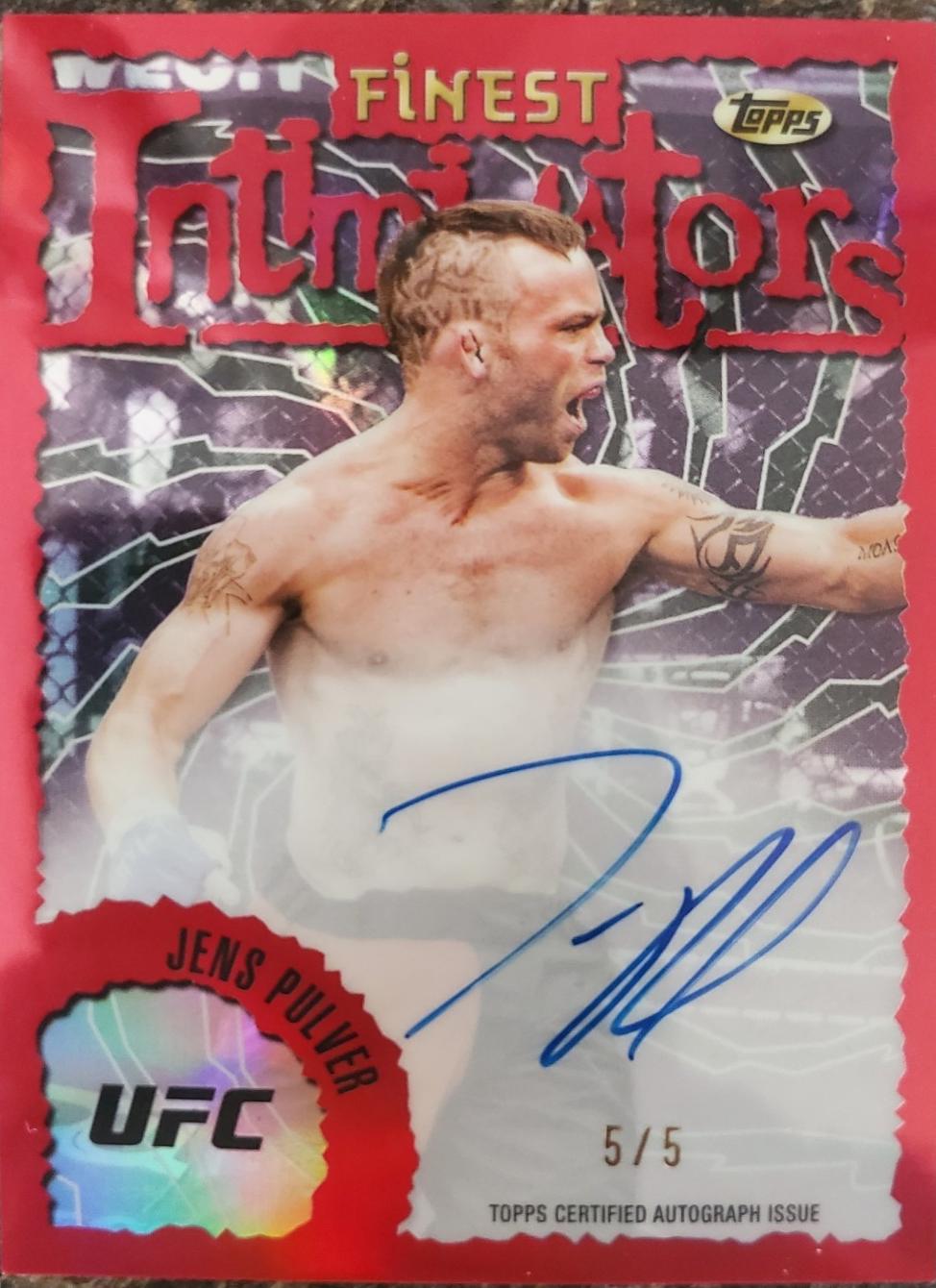 Jens Pulver [Red Refractor] #IA-JPU