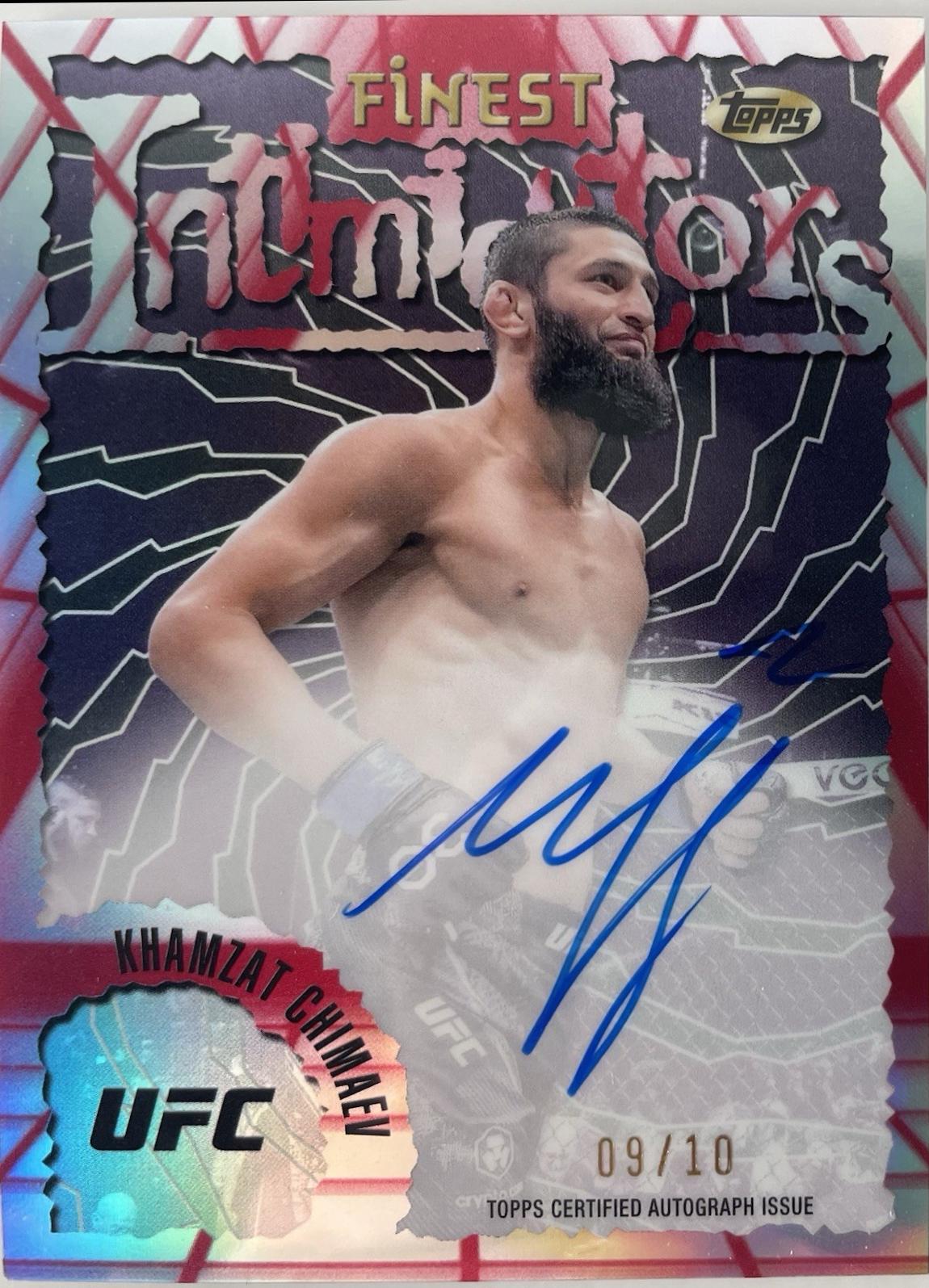 Khamzat Chimaev [Red Black Vapor Refractor] #IA-KCH