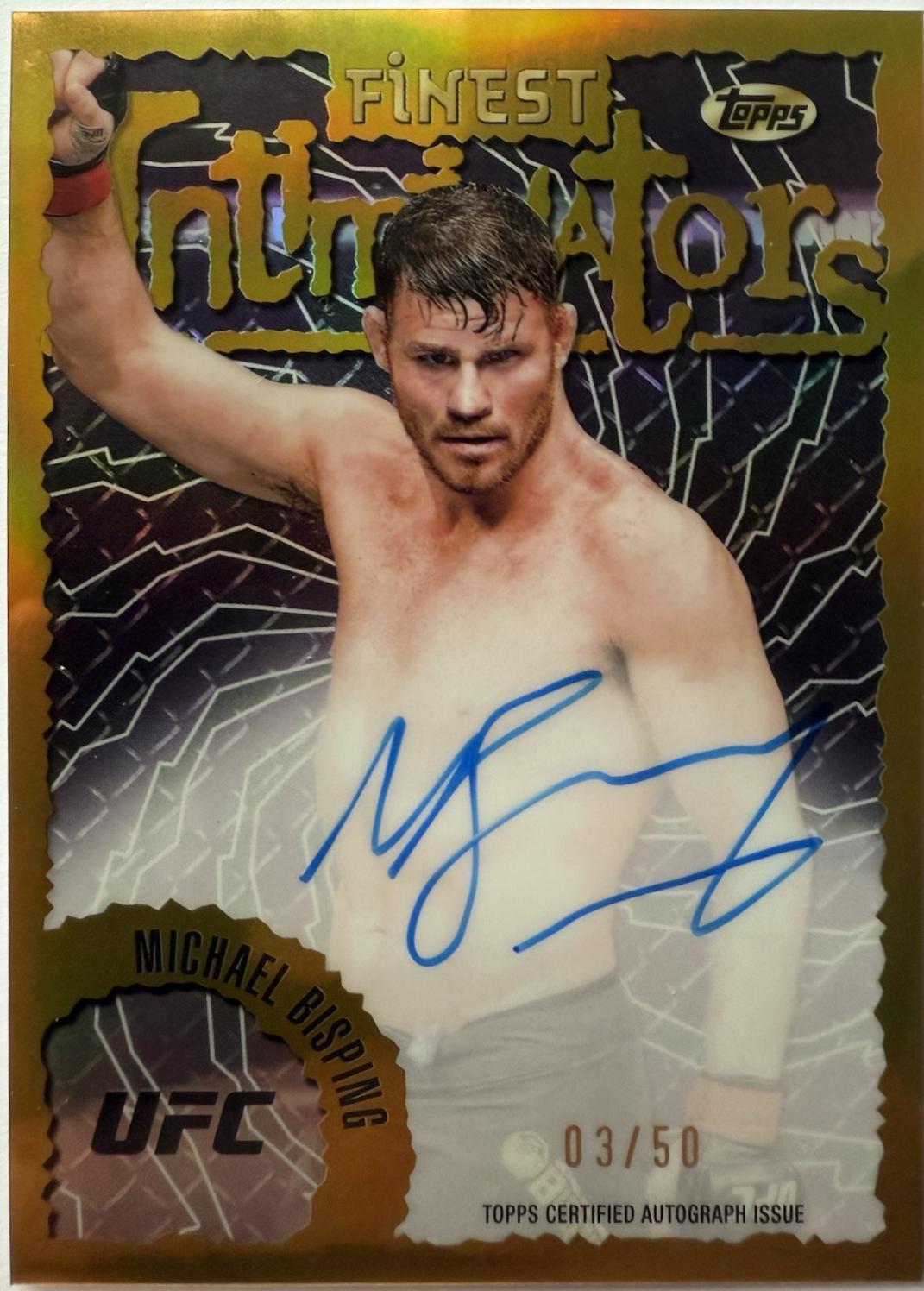 Michael Bisping [Gold Refractor] #IA-MBG