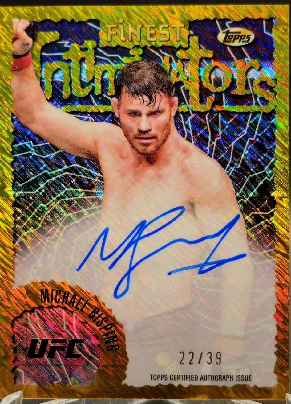 Michael Bisping [Gold Shimmer Refractor] #IA-MBG