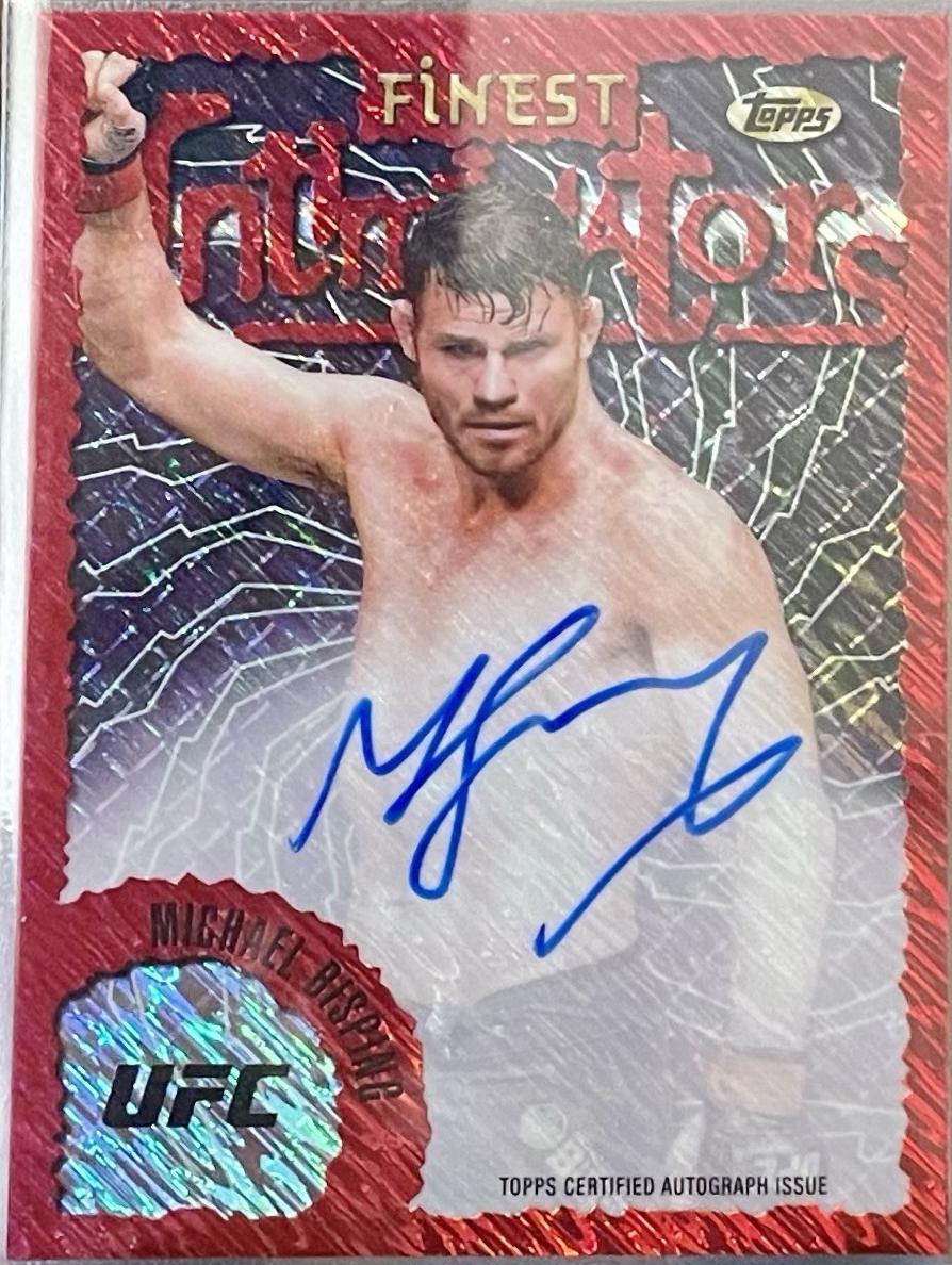 Michael Bisping [Red Shimmer Refractor] #IA-MBG