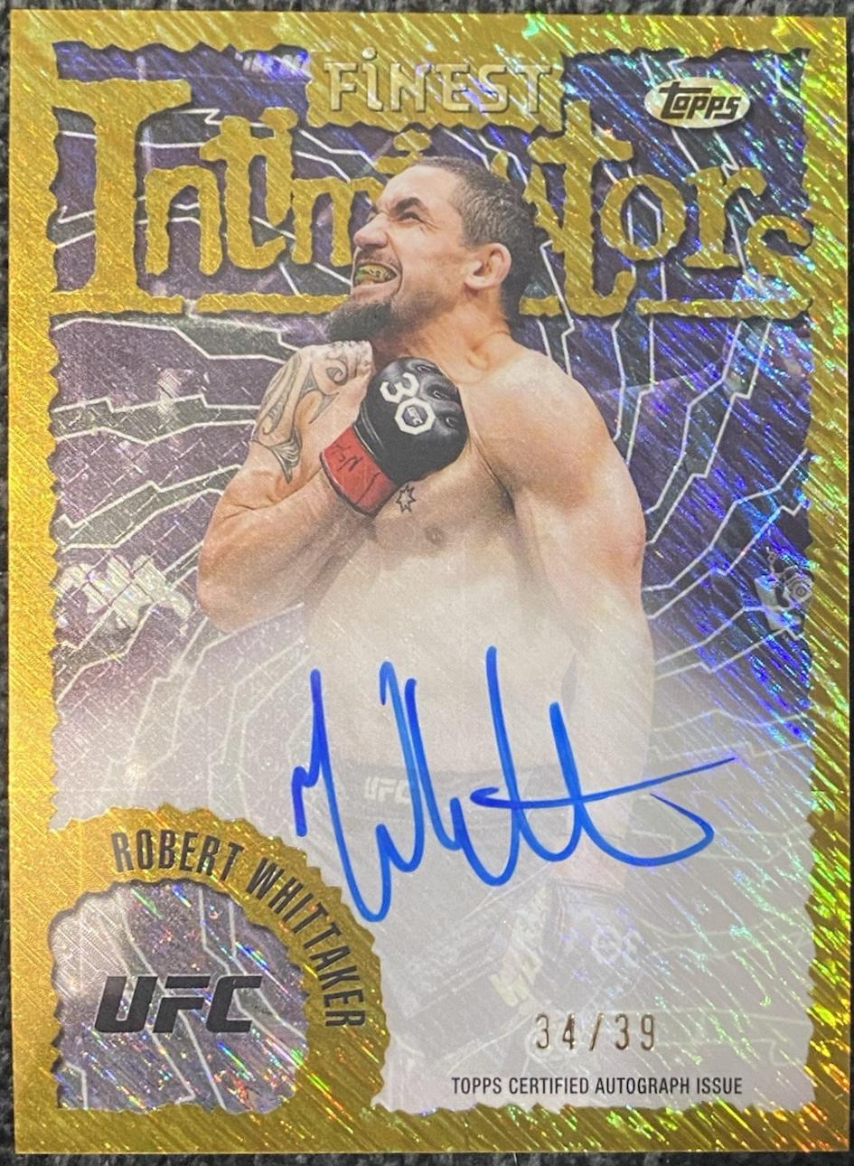 Robert Whittaker [Gold Shimmer Refractor] #IA-RWH