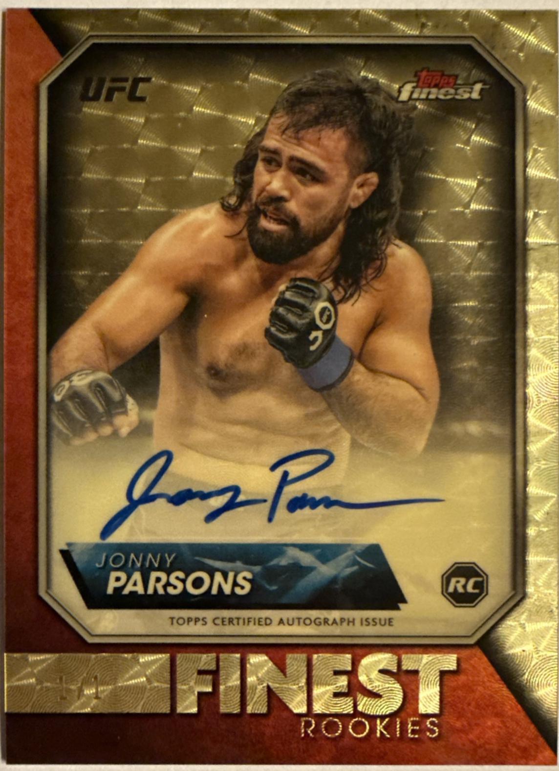 Jonny Parsons [Superfractor] #RFA-JP