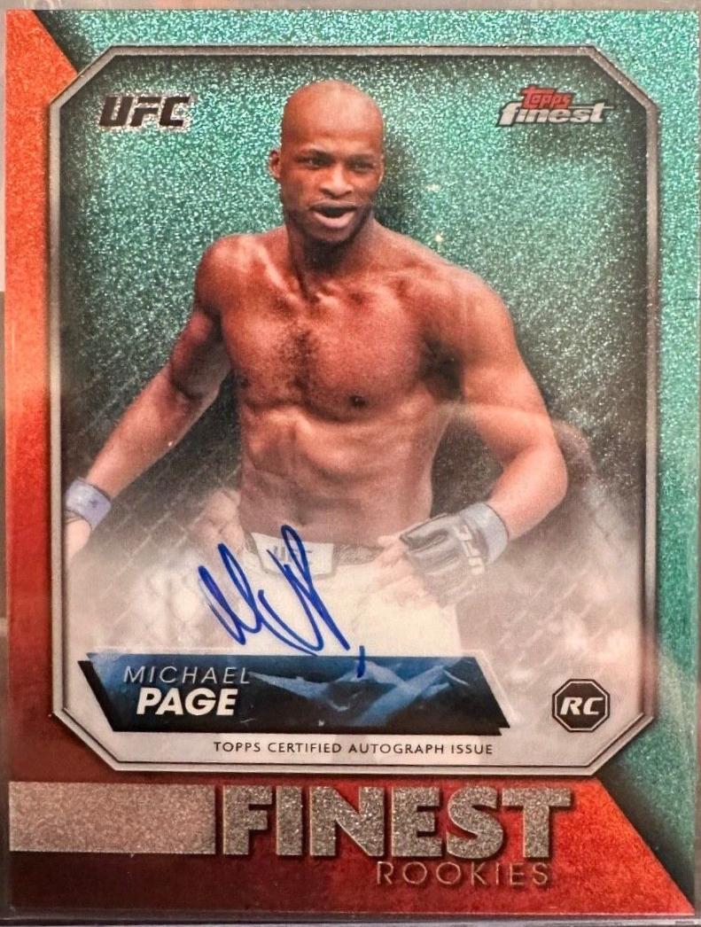 Michael Page [Aqua Glitter Refractor] #RFA-MP