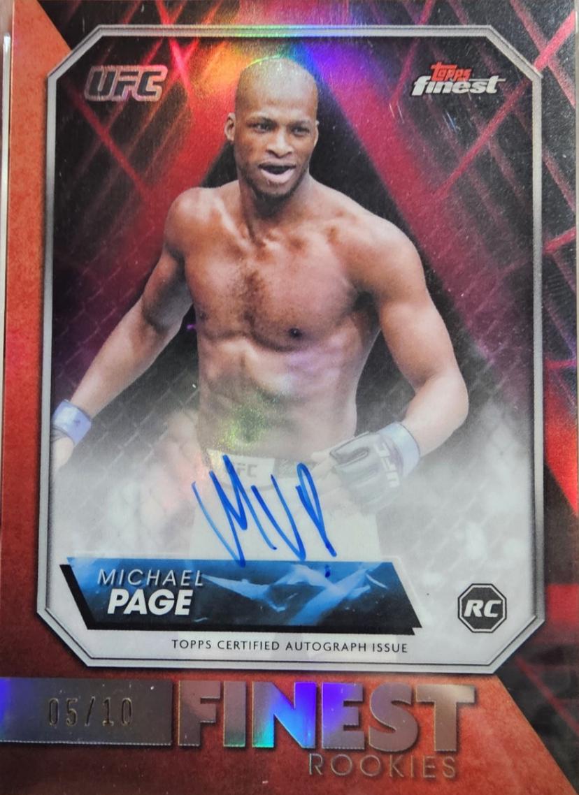 Michael Page [Red Black Vapor Refractor] #RFA-MP