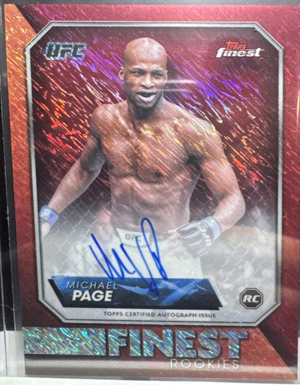 Michael Page [Red Shimmer Refractor] #RFA-MP