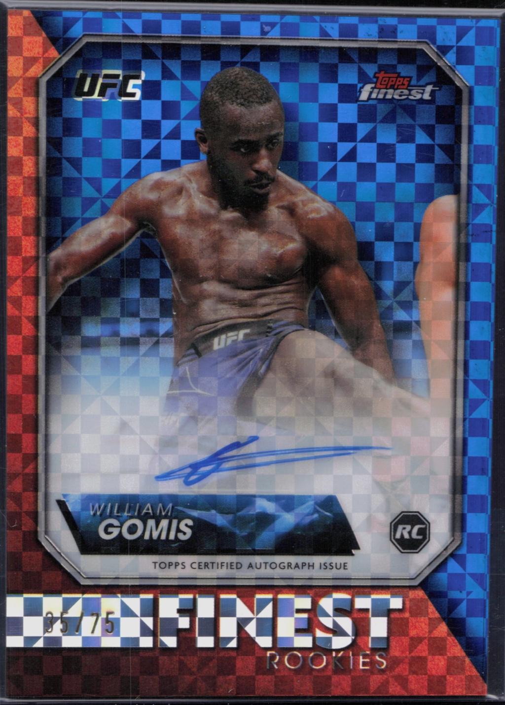 William Gomis [Blue Checkerboard Refractor] #RFA-WG