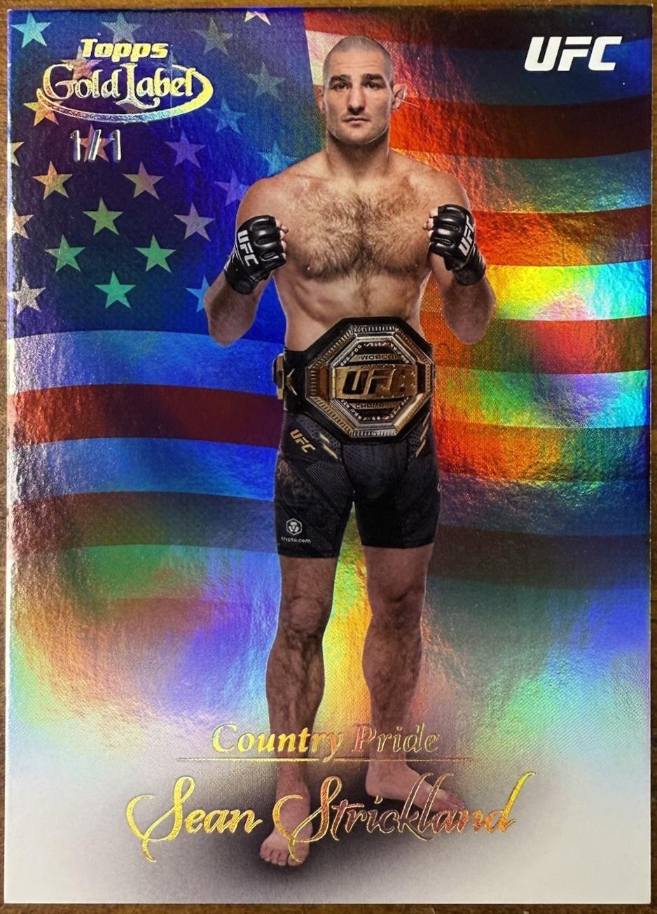 Sean Strickland [Gold] #CP-17