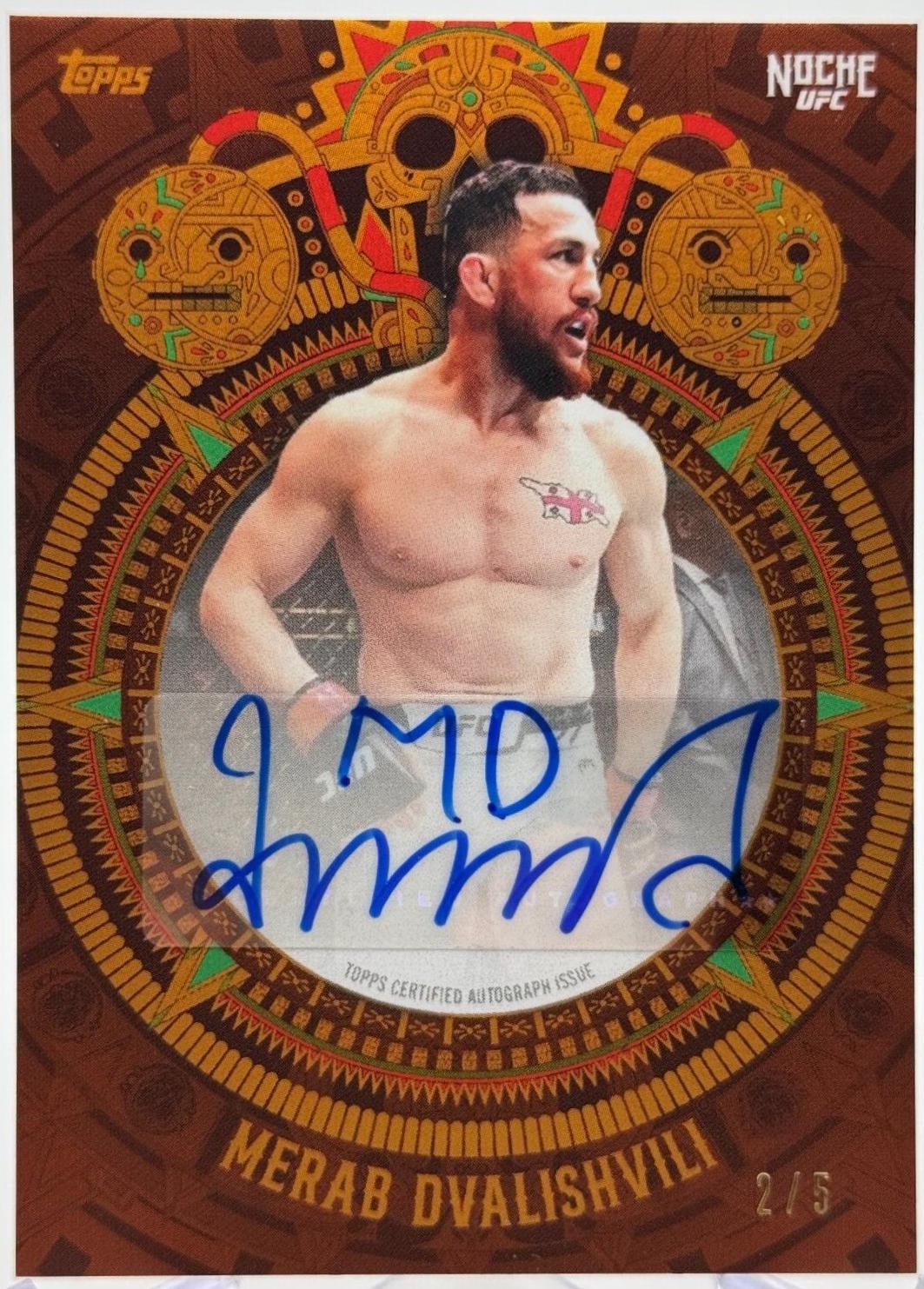 Merab Dvalishvili  [Orange Autograph Purple] #2