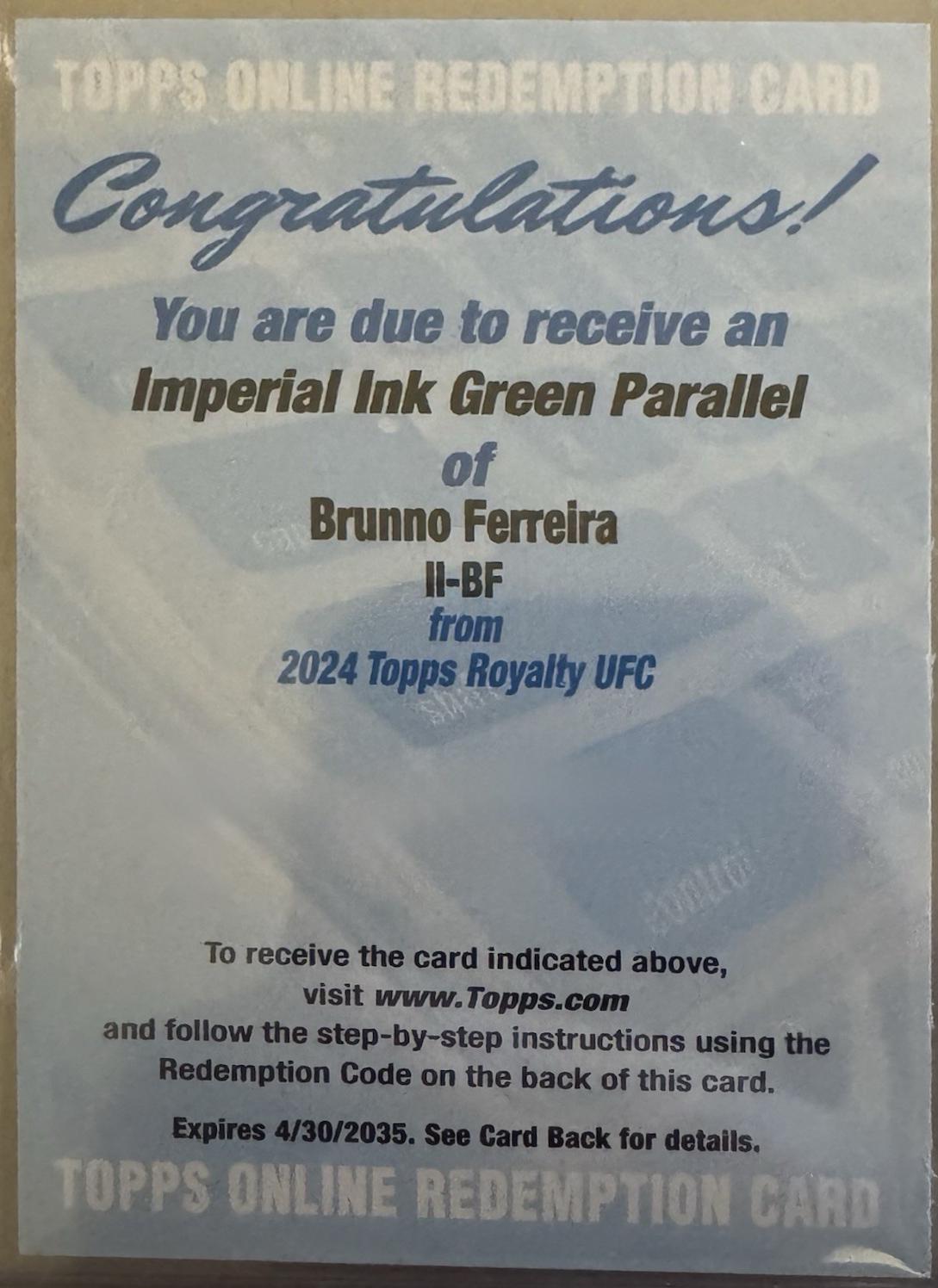 Brunno Ferreira [Green] #II-BF