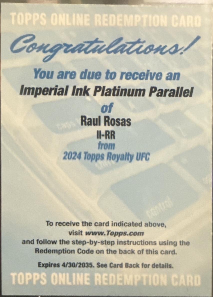 Raul Rosas [Platinum] #II-RR