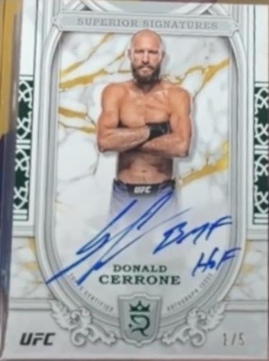 Donald Cerrone [Green] #SS-DCE