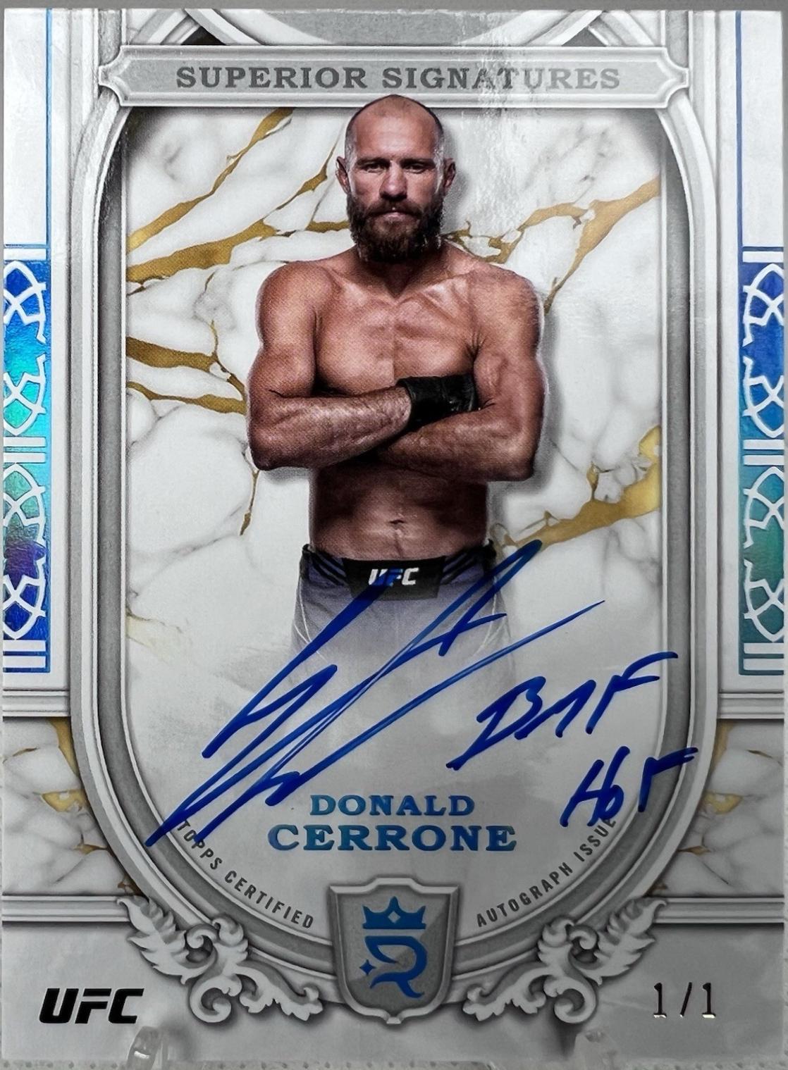 Donald Cerrone [Platinum] #SS-DCE