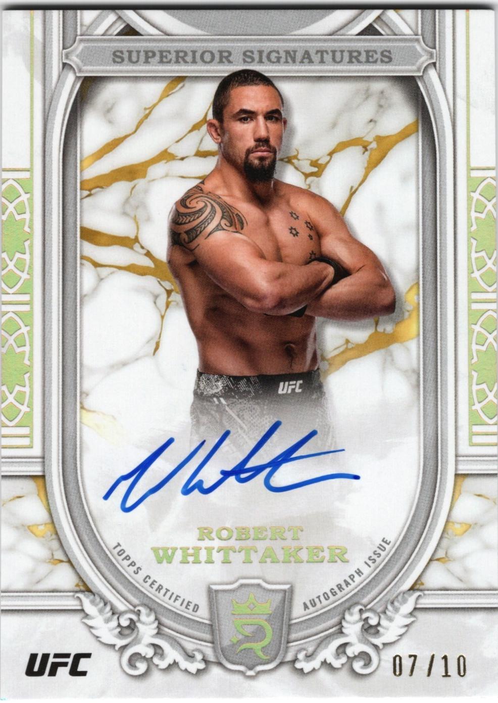 Robert Whittaker [Gold] #SS-RWR