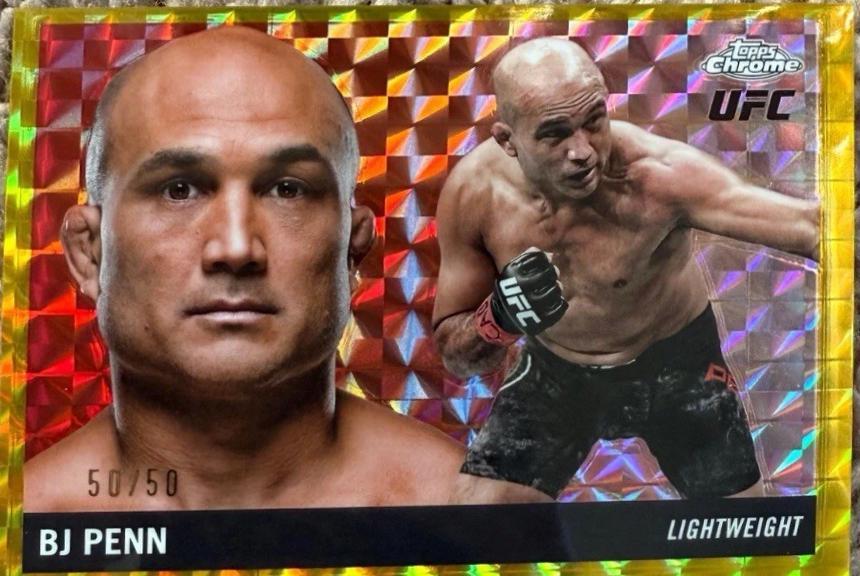 BJ Penn [Geometric Gold Refractor] #55T-4