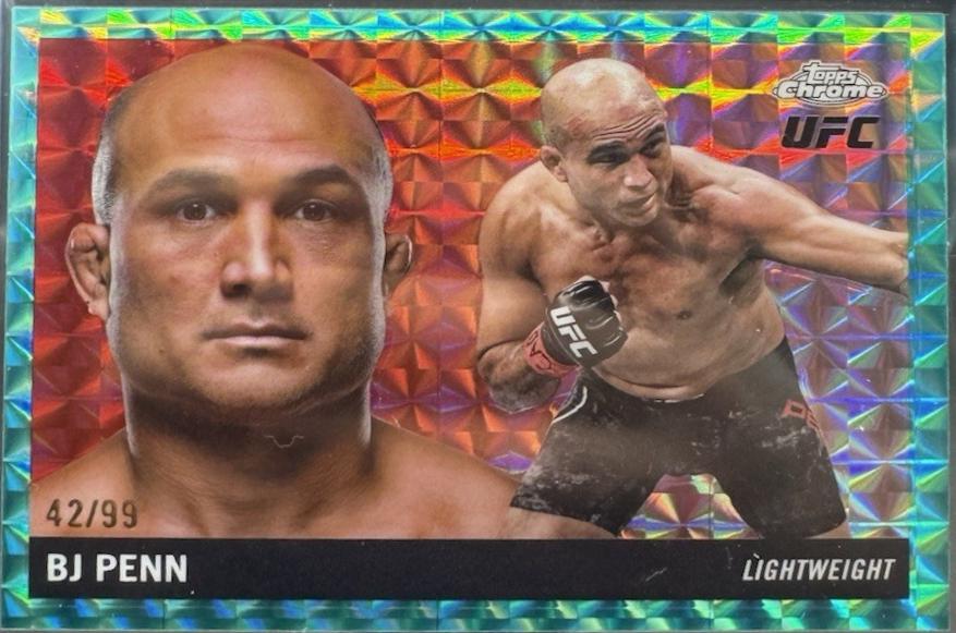 BJ Penn [Geometric Purple Refractor] #55T-4
