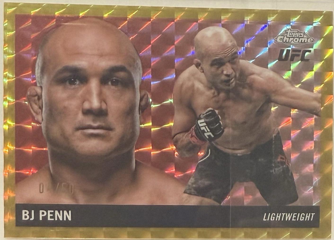 BJ Penn [Gold Refractor] #55T-4