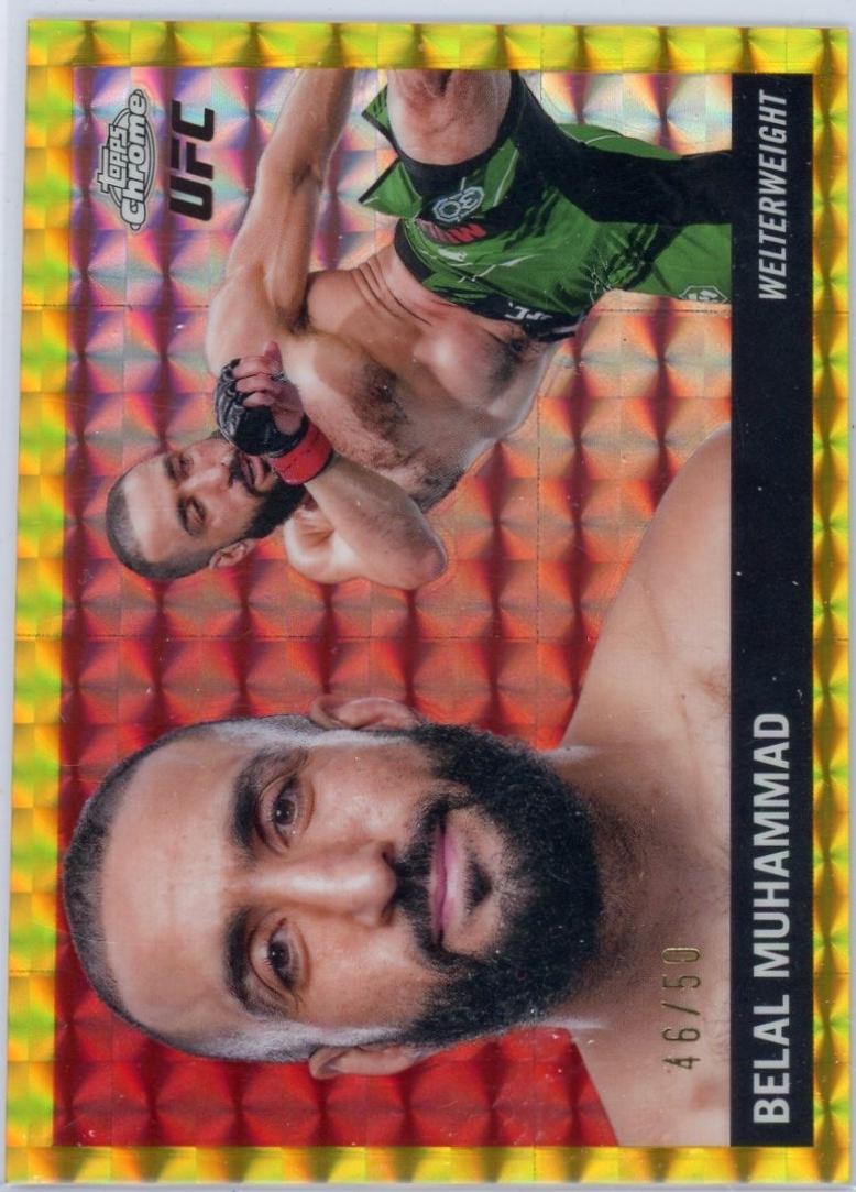 Belal Muhammad [Geometric Gold Refractor] #55T-18