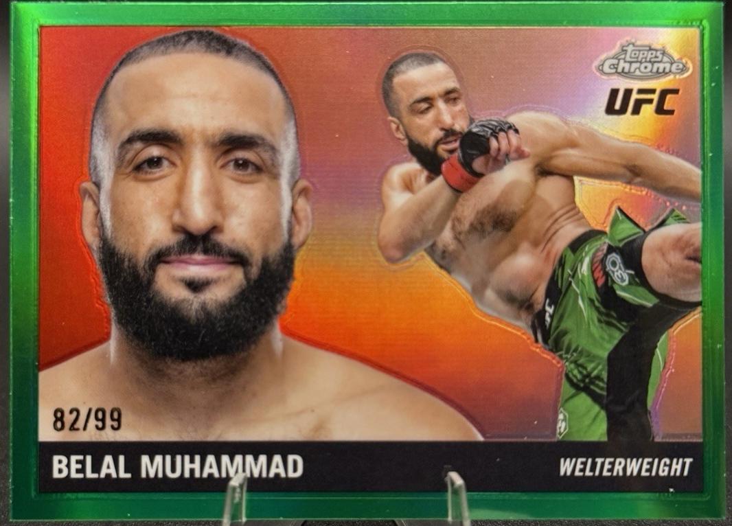 Belal Muhammad [Green Refractor] #55T-18