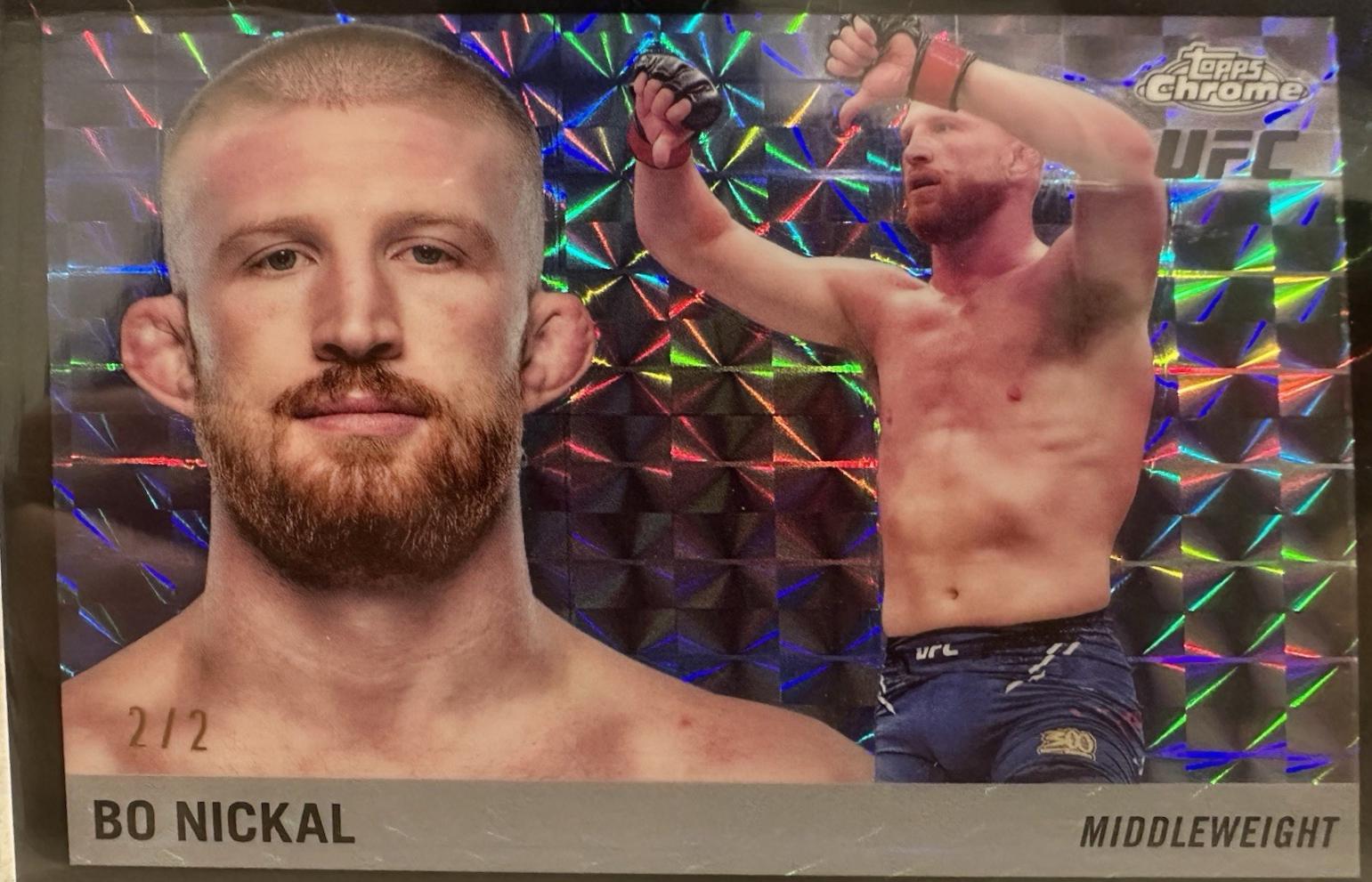 Bo Nickal [Geometric Black Refractor] #55T-25