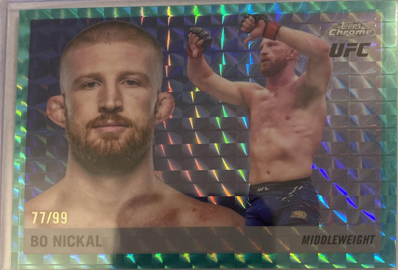 Bo Nickal [Geometric Purple Refractor] #55T-25