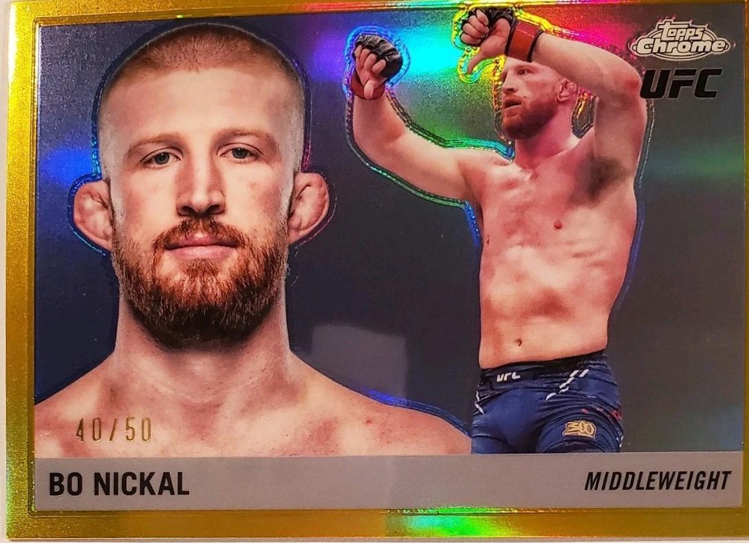 Bo Nickal [Gold Refractor] #55T-25