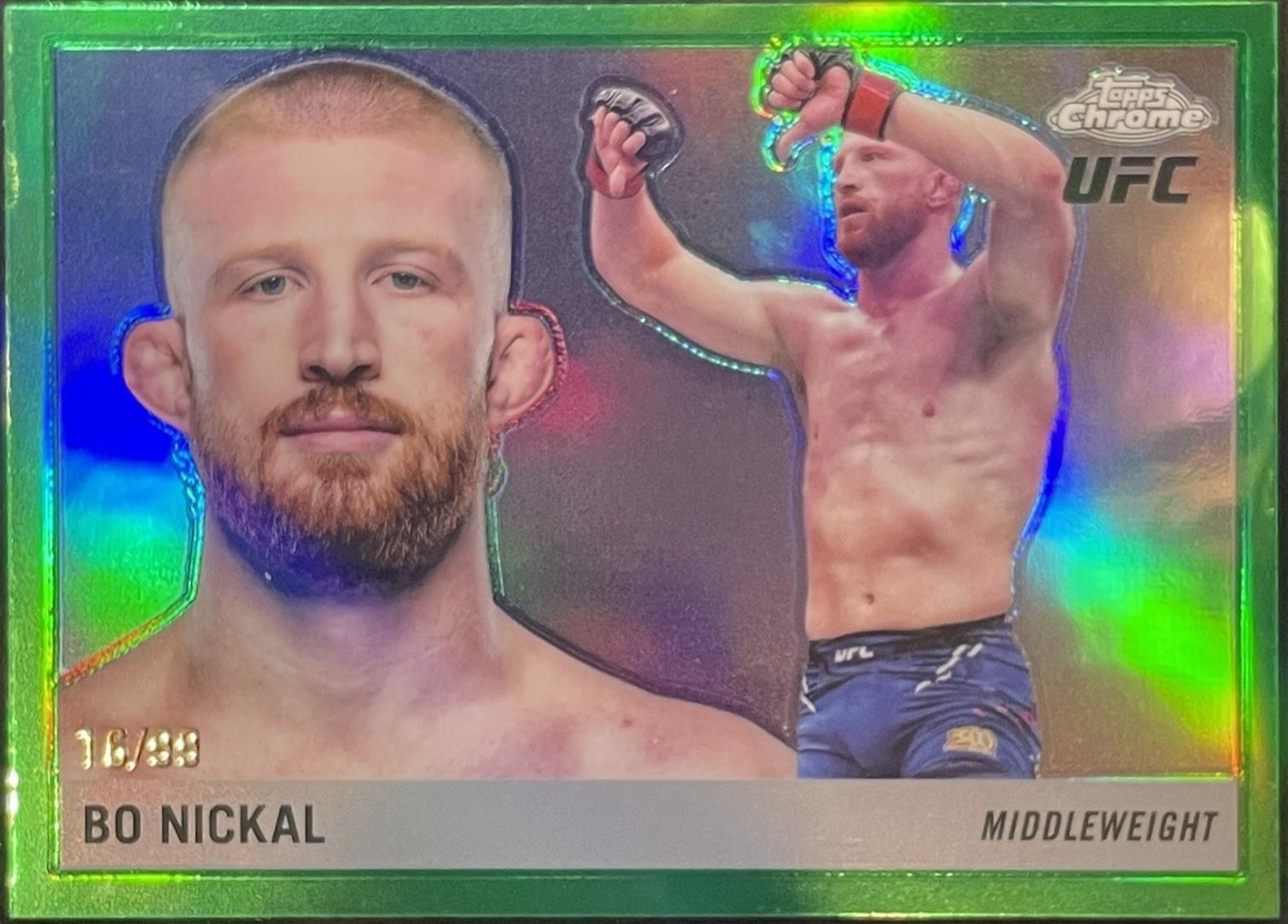 Bo Nickal [Green Refractor] #55T-25