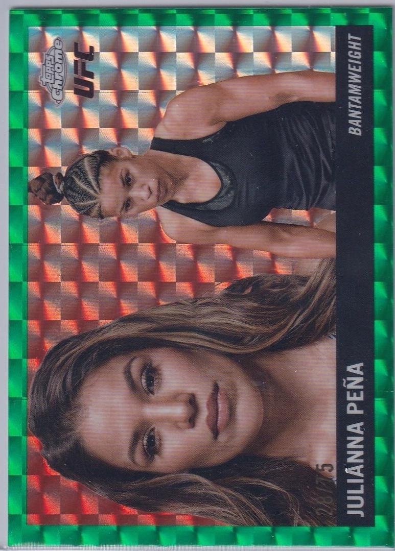 Julianna Pena [Geometric Green Refractor] #55T-8