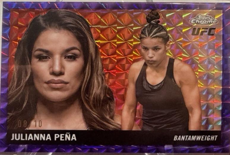 Julianna Pena [Geometric Purple Refractor] #55T-8