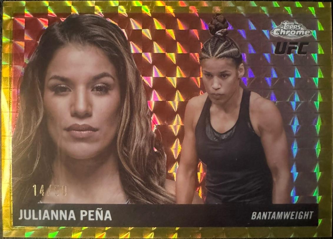 Julianna Pena [Gold Refractor] #55T-8