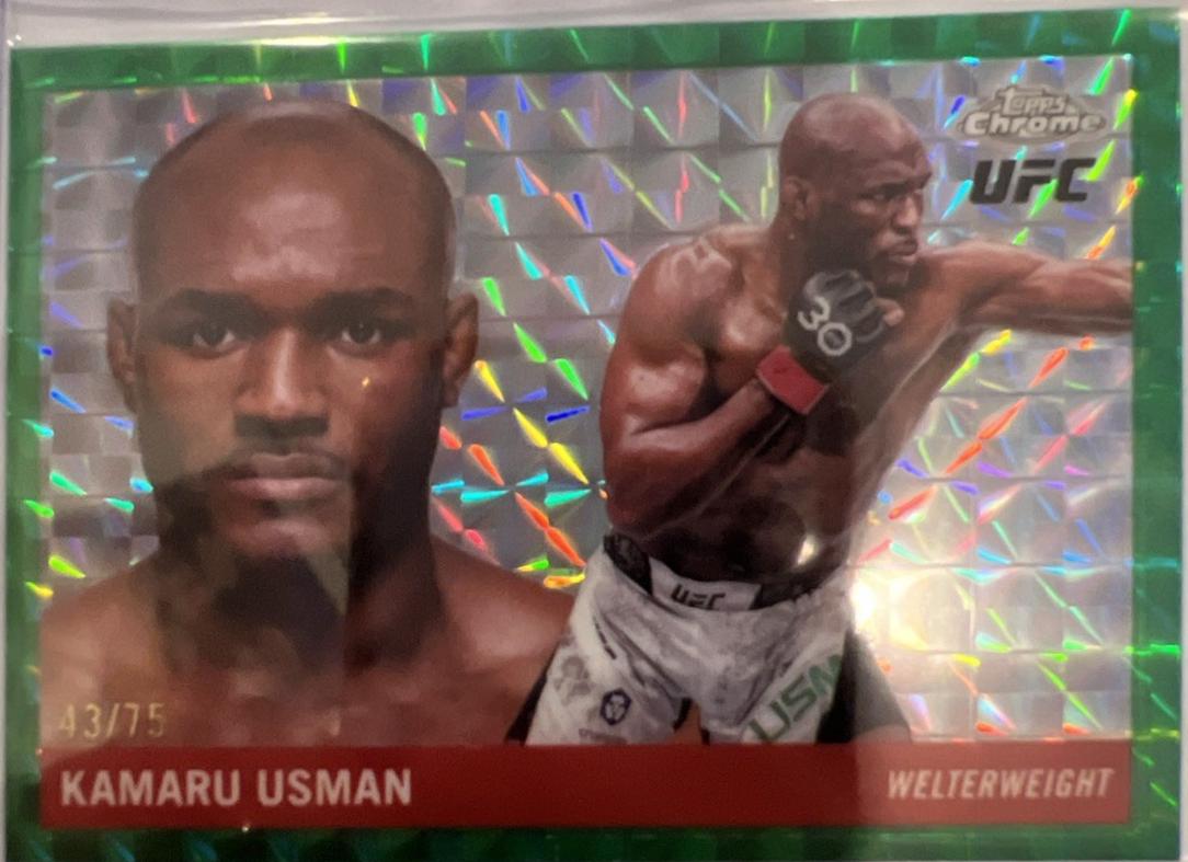 Kamaru Usman [Geometric Green Refractor] #55T-1