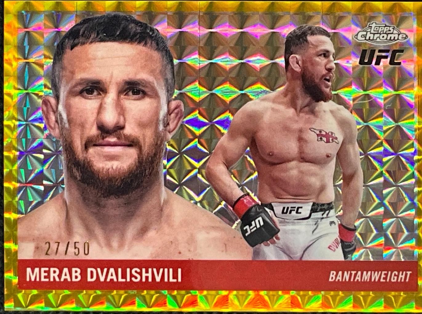 Merab Dvalishvili [Geometric Gold Refractor] #55T-16