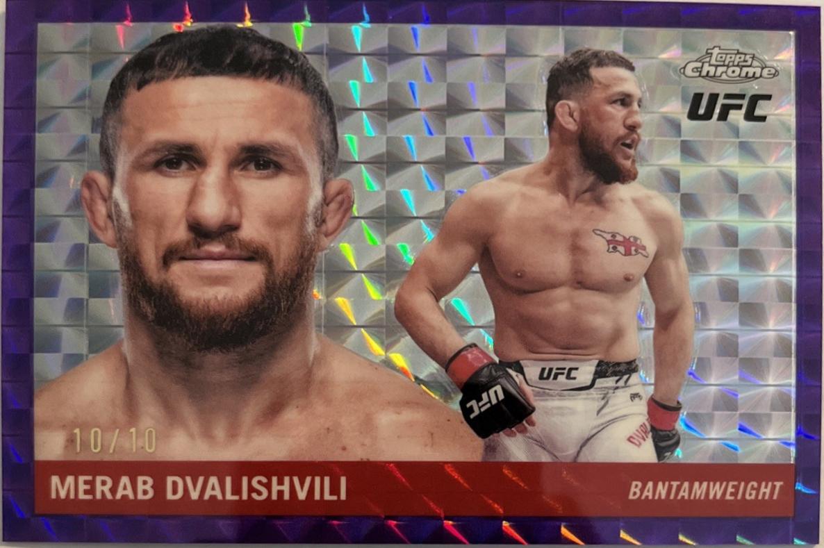 Merab Dvalishvili [Geometric Purple Refractor] #55T-16