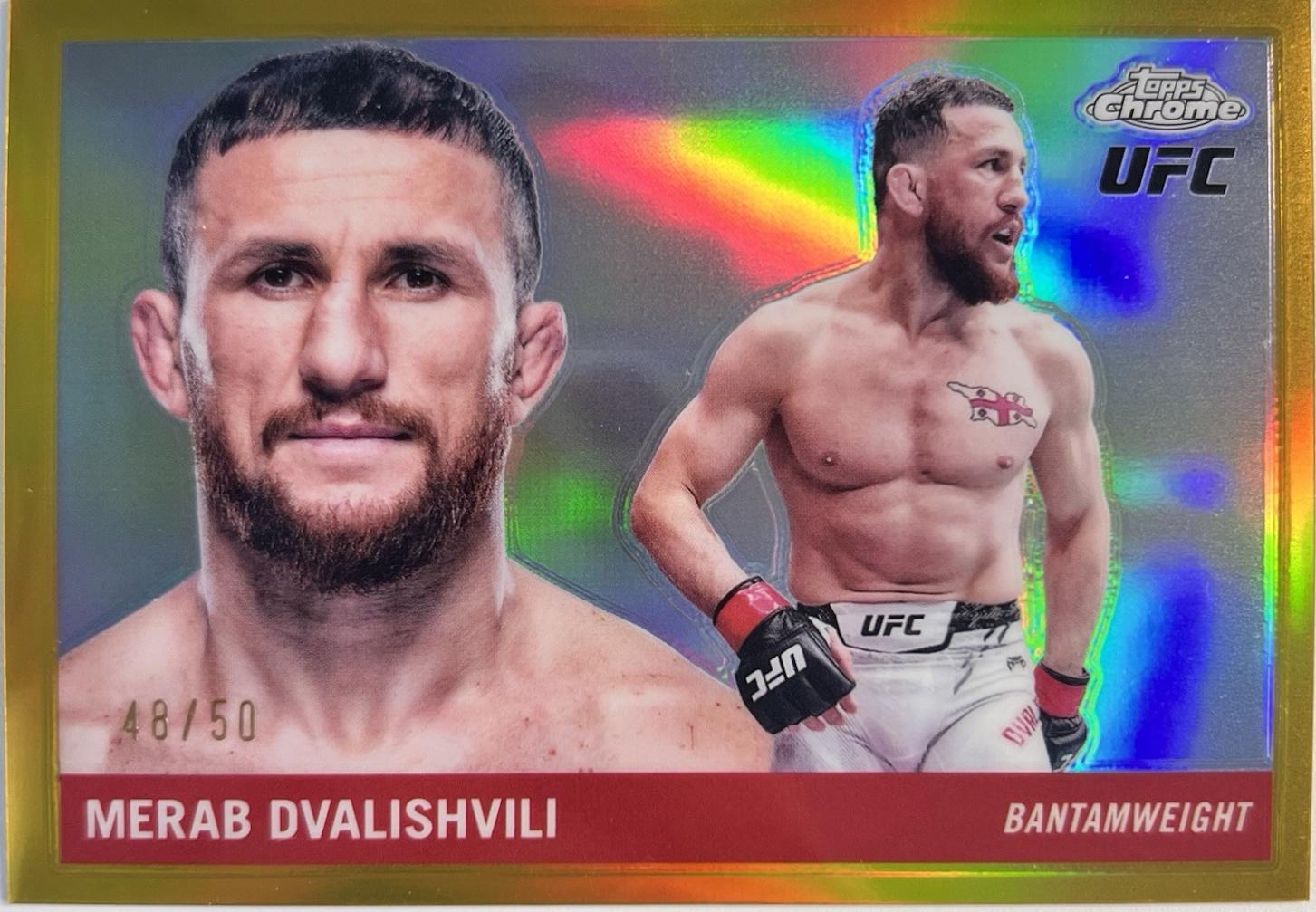 Merab Dvalishvili [Gold Refractor] #55T-16