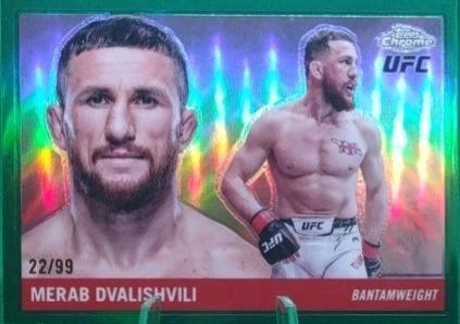 Merab Dvalishvili [Green Refractor] #55T-16