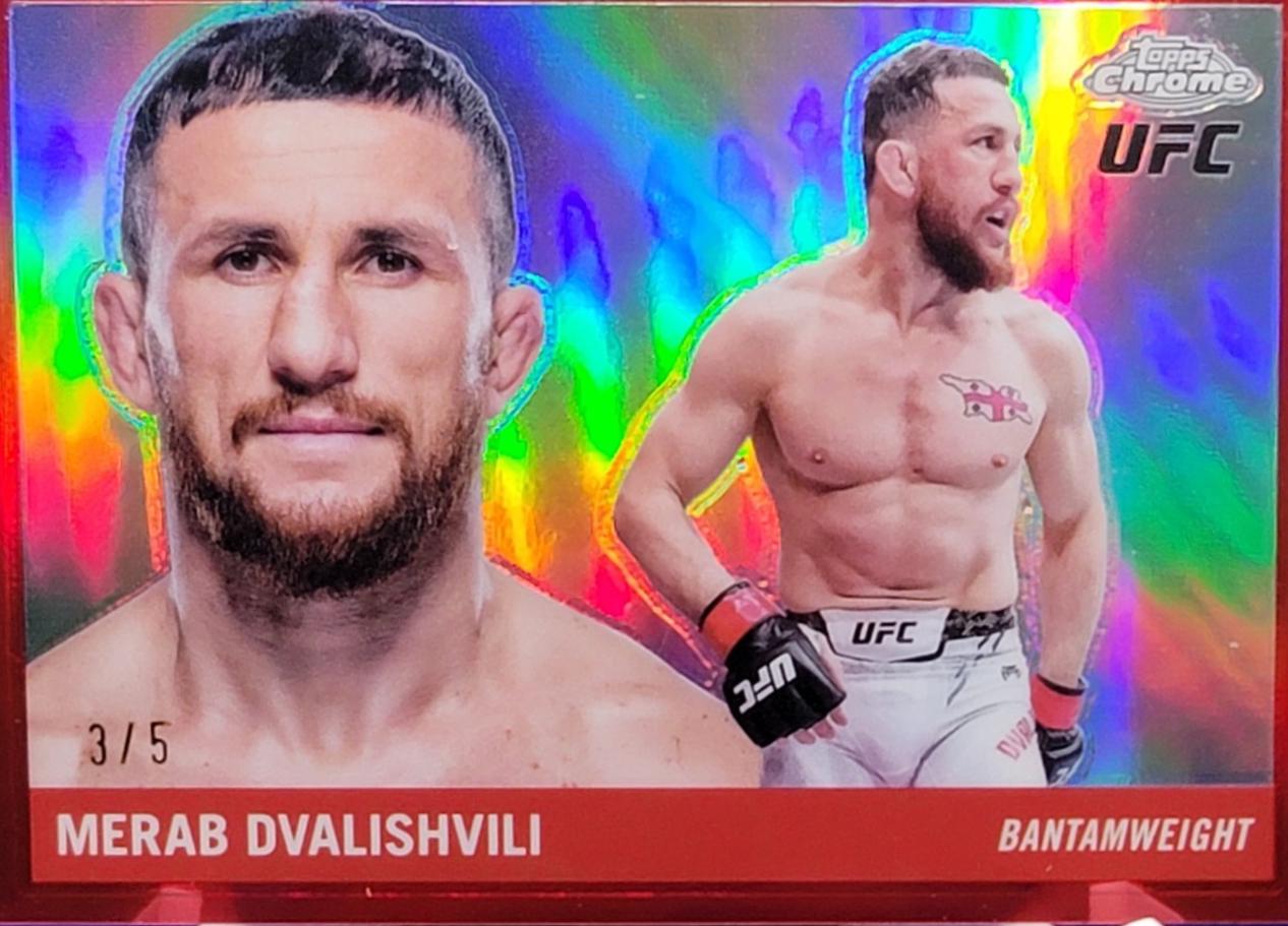 Merab Dvalishvili [Red Refractor] #55T-16