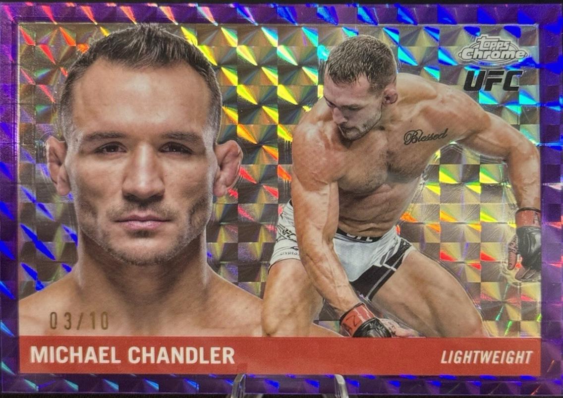 Michael Chandler [Geometric Purple Refractor] #55T-13